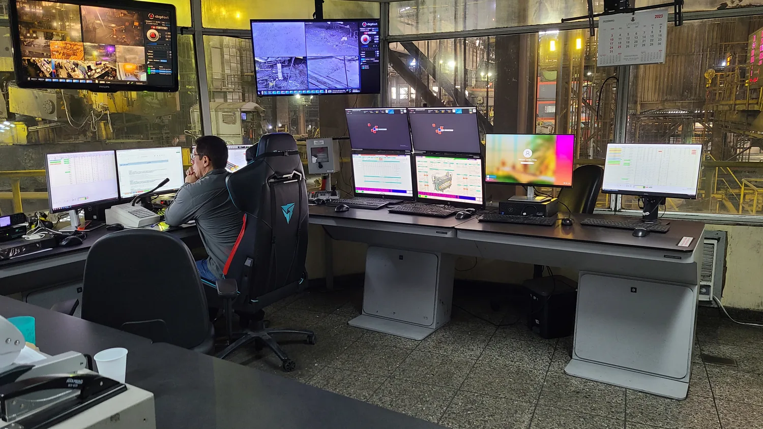 Control room - Saphyr BPS in operation