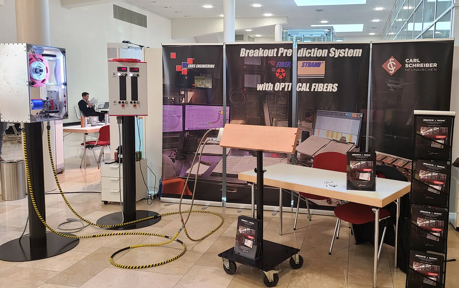 Trade-show stand - FiberStrand® demonstration